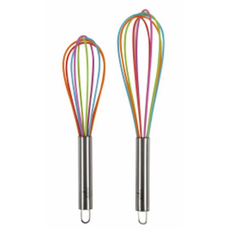 Core Home 2Pc Rainbow Whisk Set 10645-TV